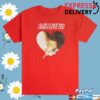 Selena Gomez Merch Store I Said I Love You First T-Shirt In Red