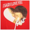 Selena Gomez Merch Store I Said I Love You First T-Shirt In Red