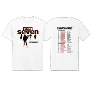 Shed Seven Store Merch Shedcember X Tour T-Shirt