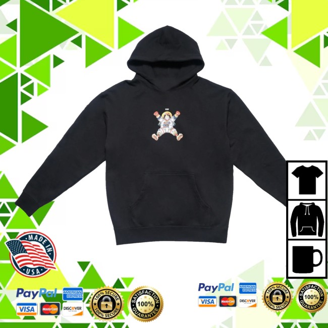 Shonen Jump Store Merch One Piece Classic Luffy In Space Pullover Hoodie Black