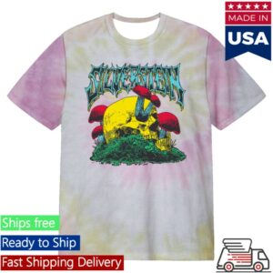 Silverstein Music Merch Store Skull Shroom Tie Dye T-Shirt