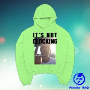 Skylrk Store Merch It's Not Clocking Hoodie