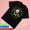Social Distortion Store Merch Born To Kill Crossed Skelly Emblem T-Shirt