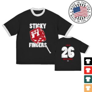 Sticky Fingers Store Merch Dice Ringer Shirt