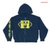Sticky Fingers Store Merch Navy Logo Zip Hoodie