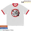 Sticky Fingers Store Merch White N' Red Ringer Shirt