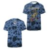 Sublime Store Merch Ensenada Skeleton T-Shirt Blue Tie Dye