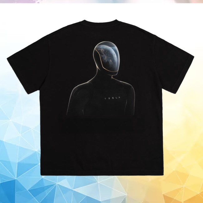 Tesla Store Merch Tesla Optimus Earth Day Shirt