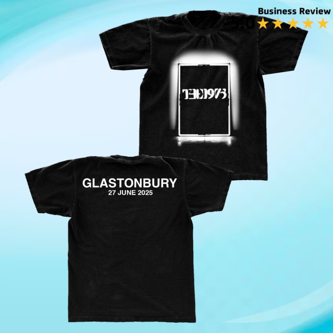 The 1975 Merch Store Og Logo Glastonbury T-Shirt 5 The 1975 Merch Store Og Logo Glastonbury T-Shirt