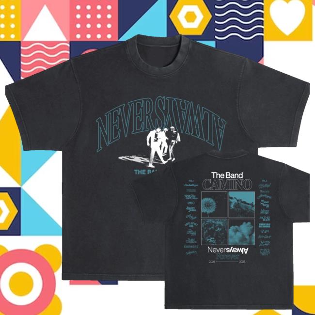 The Band Camino Shop Merch Store Tracklist Tee Shirt