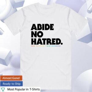 The Bitter Southerner Store Merch Abide No Hatred Pride Edition T-Shirt White