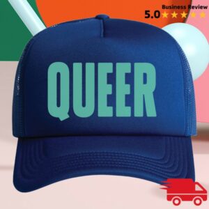 The Bitter Southerner Store Merch Queer Trucker Hat Blue