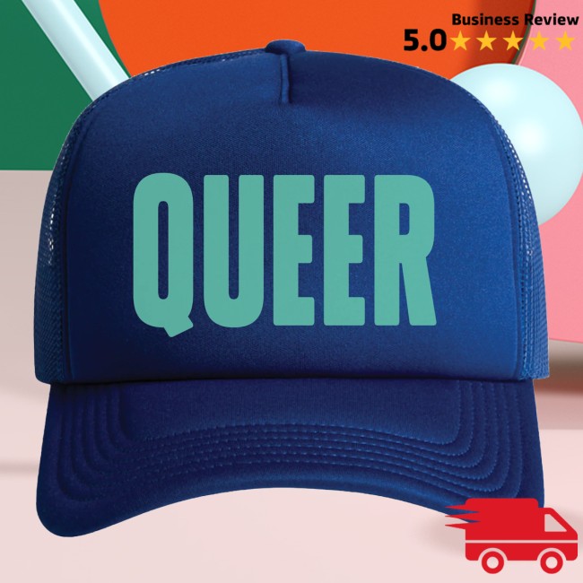 The Bitter Southerner Store Merch Queer Trucker Hat Blue