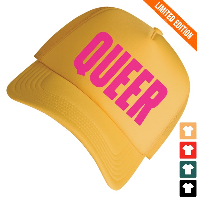 The Bitter Southerner Store Merch Queer Trucker Hat Yellow