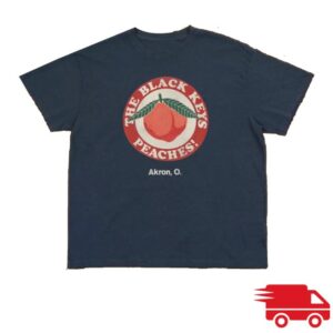 The Black Keys Store Merch Painted Peach Shirt