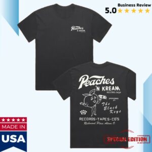 The Black Keys Store Merch Peach Record Shirt