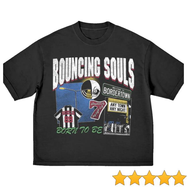 The Bouncing Souls Merch Shop Born To Be Collage Shirt