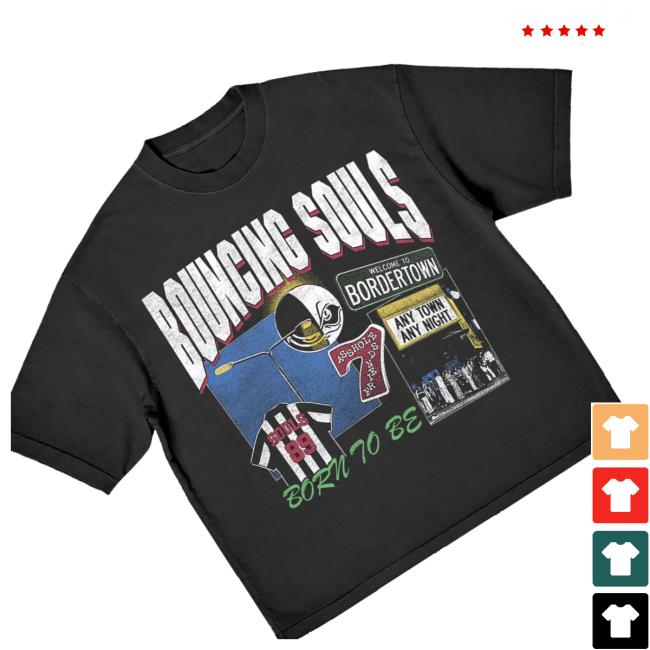The Bouncing Souls Merch Shop Born To Be Collage Shirt