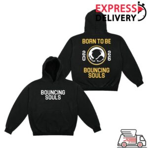 The Bouncing Souls Merch Store Born To Be Black Hoodie