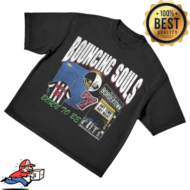 The Bouncing Souls Merch Store Born To Be Collage T-Shirt