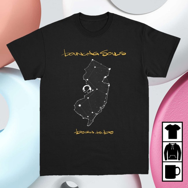 The Bouncing Souls Merch Store Born To Be New Jersey T-Shirt