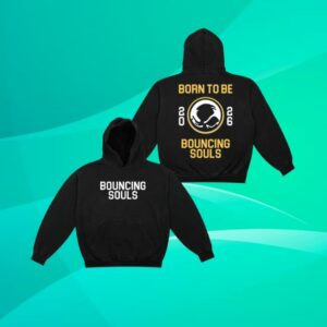 The Bouncing Souls Store Merch Born To Be Black Hoodie