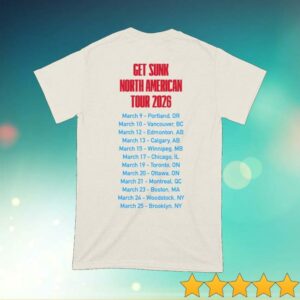The Cbp Store Merch Get Sunk North American Tour 2026 Shirt