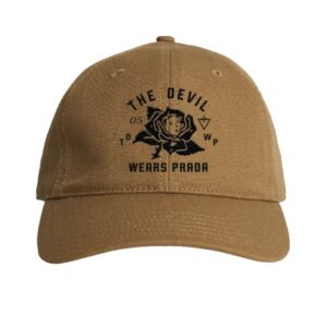 The Devil Wears Prada Store Merch Rose Face Camel Hat