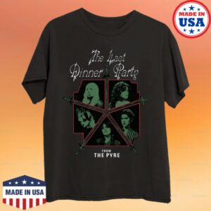 The Last Dinner Party Merch Store Black Tour T-Shirt