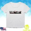 The Last Dinner Party Merch Store Silhouette Print White Baby T-Shirt