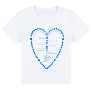 The Last Dinner Party Merch Store White Rosary Baby T-Shirt