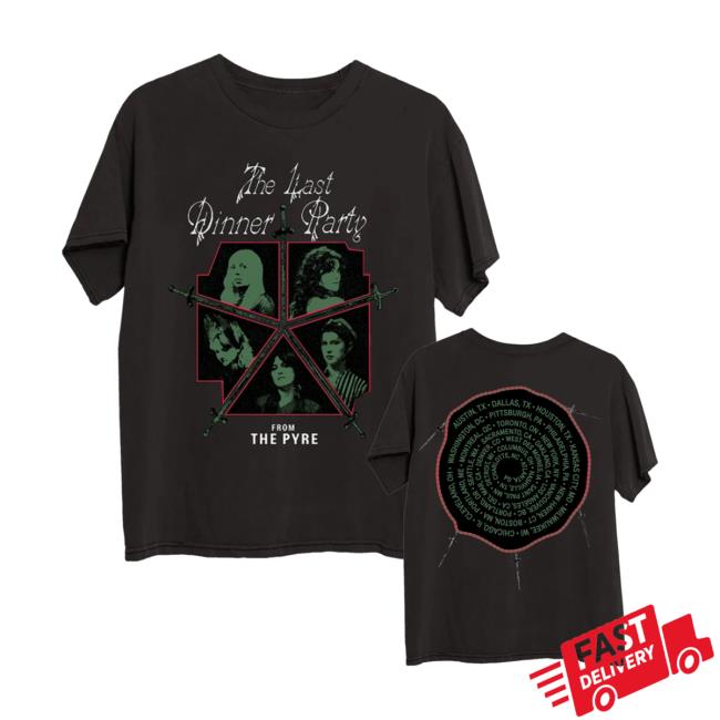 The Last Dinner Party Store Merch Black Tour Shirt 5 The Last Dinner Party Store Merch Black Tour Shirt