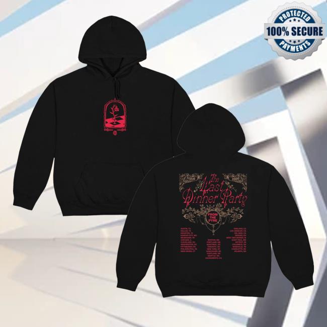 The Last Dinner Party Store Merch Red Rose Black Tour Hoodie 5 The Last Dinner Party Store Merch Red Rose Black Tour Hoodie