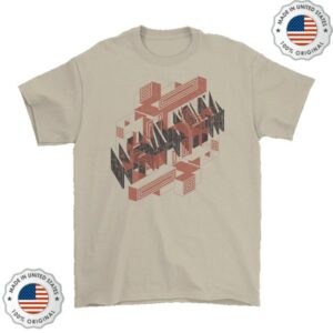The Mars Volta Store Merch Blocks Logo Tan Shirt