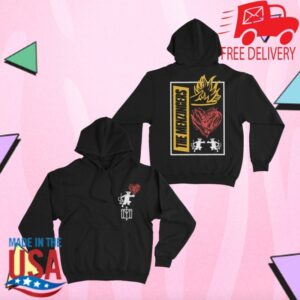 The Menzingers Store Merch Heart Flame Pullover
