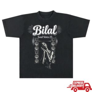 The Official Bilal Store Merch Bilal Soul Sista 25 T-Shirt