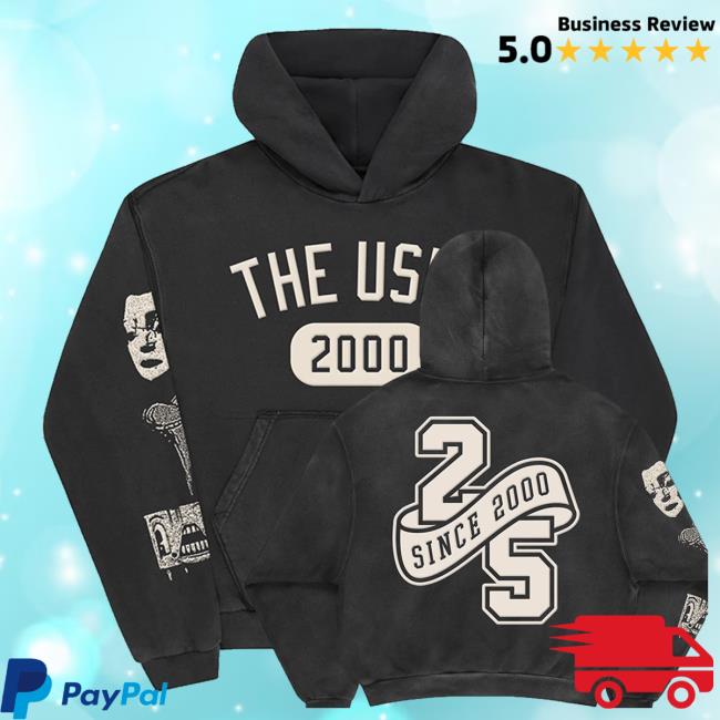 The Used Merch Shop Store 25 Year Varsity Hoodies
