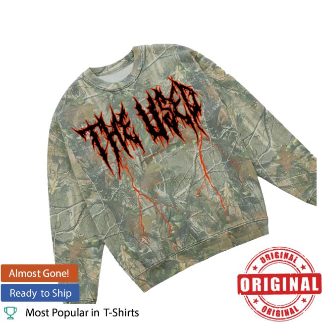 The Used Merch Shop Store The Used Camo Crewnecks