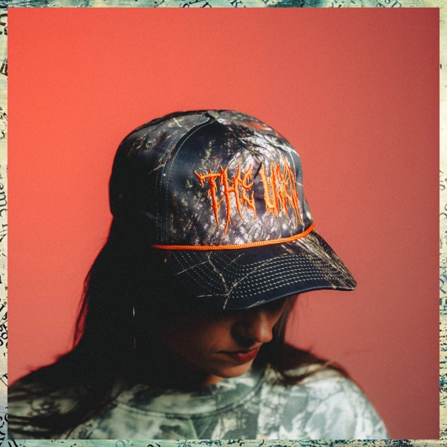 The Used Store Merch The Used Camo Logo Hat