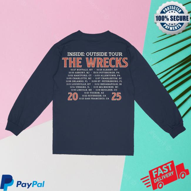 The Wrecks Store Merch 2025 Inside Outside Tour Long Sleeve Tee 3 The Wrecks Store Merch 2025 Inside Outside Tour Long Sleeve Tee