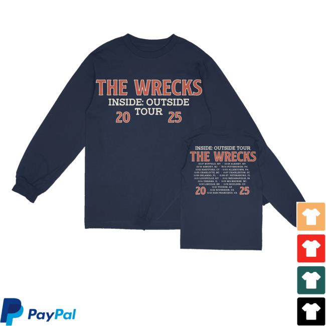 The Wrecks Store Merch 2025 Inside Outside Tour Long Sleeve Tee 5 The Wrecks Store Merch 2025 Inside Outside Tour Long Sleeve Tee