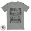 Thin Lizzy Merch Store Jailbreak Flyer Cleveland Grey Tee