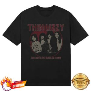 Thin Lizzy Merch Store The Boys Are Back In Town Vintage Photo Tee