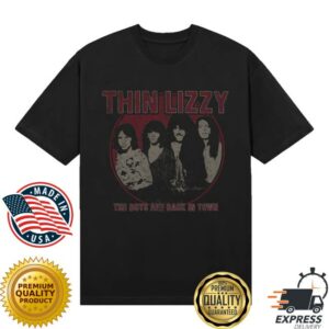 Thinlizzy Merch Shop Store The Boys Are Back In Town Vintage Photo Tee