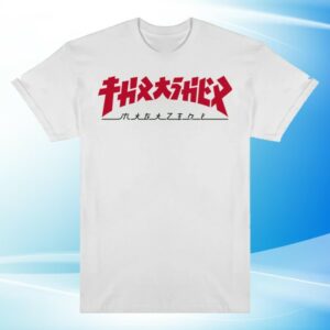 Thrasher Magazine Merch Store Godzilla T-Shirt White