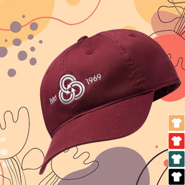 Trimet Merch Shop Retro Burgundy Dad Hats