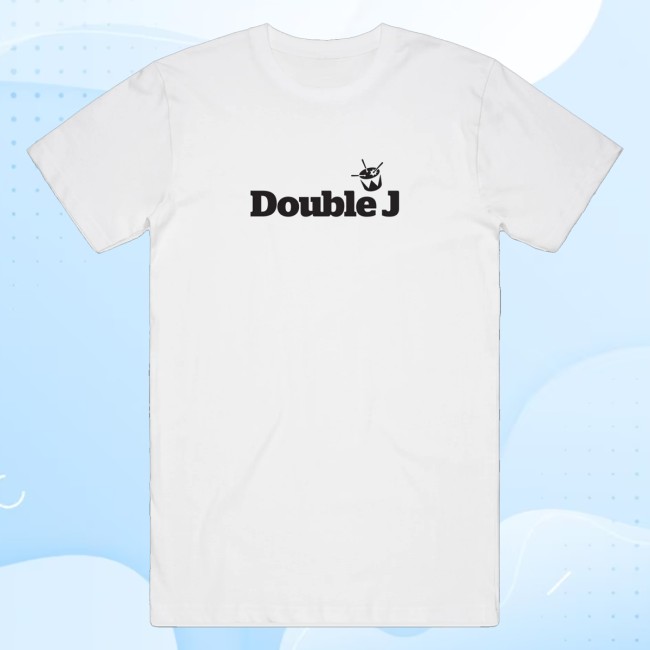 Triple J Store Merch Double J White Tee 2 Triple J Store Merch Double J White Tee