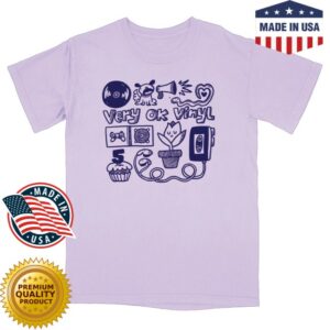 Very Ok Vinyl Merch Store 5th Anniversary Shirt Purple