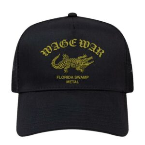 Wage War Band Merch Shop Store Florida Swamp Metal Trucker Hat