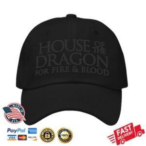 Wb Shop Store Merch House Of The Dragon Embroidered Dad Hat For Fire & Blood